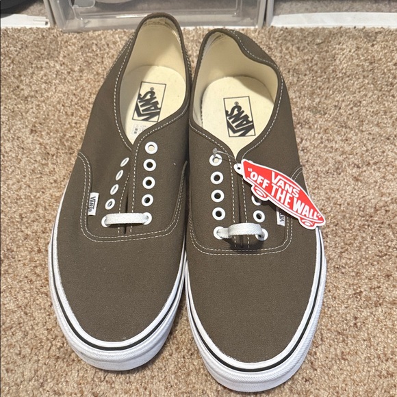 Vans Other - Vans Men's Olive Canvas Sneakers